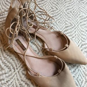 Louise et Cie ankle tie flats